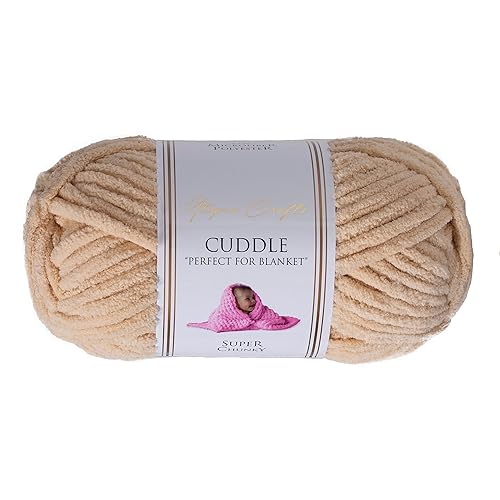 Utopia Crafts Cuddle Super Chunky Fil chenille doux pour tricot